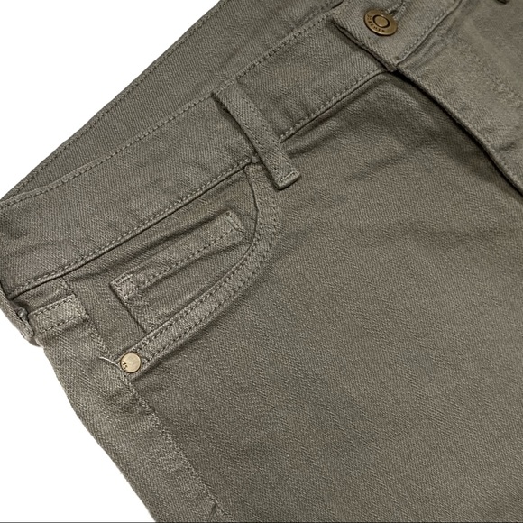 Anthropologie Pistola Mid Rise Skinny Jeans, ankle zip, green, Sz 31 - Picture 4 of 8